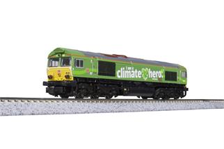 Kato N DB AG Diesellok Class 66, Climate Hero, Ep. VI