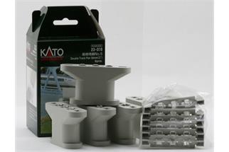 Kato N Unitrack Brückenpfeiler 50 mm, 2-gleisig (Inhalt: 5 Stk.) [23-019]