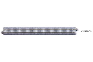 Kato N Unitrack S248PC Gleis gerade 248 mm, Betonschwellen (Inhalt: 4 Stk.)