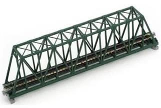 Kato N Unitrack S248T Kastenbrücke grün 248 mm, 1-gleisig {77201}