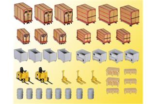 Kibri H0 Deko-Set Kleincontainer und Ladegut