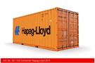Kiss 1 20'-Container Hapag-Lloyd, orange