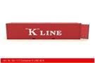 Kiss 1 40'-Container K Line, rot