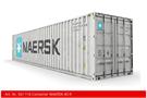 Kiss 1 40'-Container Maersk, grau