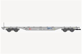 Kiss 1 SBB Containertragwagen Sgns, grau