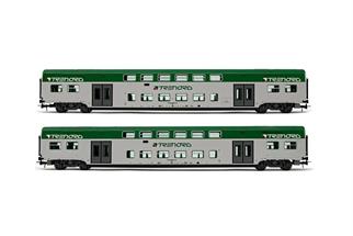 Lima H0 Trenord Doppelstockwagen-Set Vivalto, Ep. VI, 2-tlg.