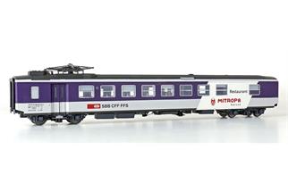 LS Models H0 (AC) SBB Speisewagen EW I WR, MITROPA, Ep. V