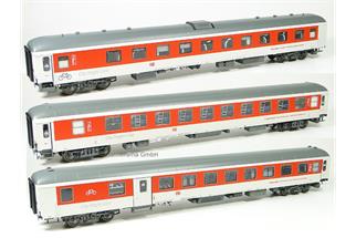 LS Models H0 CNL Wagenset 2 Komet Chur-Hamburg, 3-tlg. (Sonderserie)