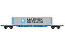 LS Models H0 D-Nacco Container-Tragwagen Maersk Sealand