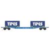 LS Models H0 DB Containertragwagen Sgss blau, Tipes, Ep. V-VI