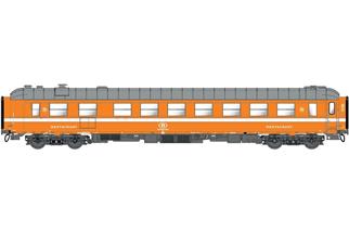 LS Models H0 (DC) SNCB Speisewagen WR Breda, orange C1, Ep. V