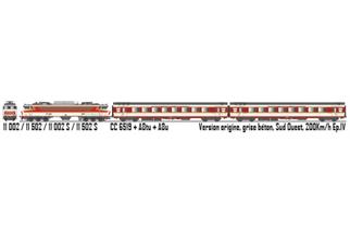 LS Models H0 (DC) SNCF Etendard-Set mit CC6519, A8tu und A8u