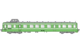 LS Models H0 (DC Sound) SNCF Dieseltriebwagen X 3900, grün, Ep. V