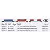 LS Models H0 SNCB Containerwagen-Set Spedirail/Magetra, 3-tlg.