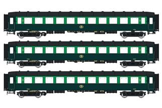 LS Models H0 SNCB Reisezugwagen-Set I2 C/C/C, Ep. IIIa, 3-tlg.