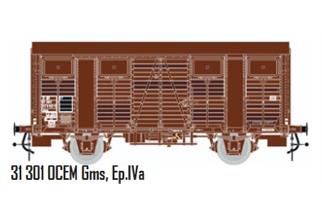 LS Models H0 SNCF gedeckter Güterwagen OCEM Gms, Ep.IVa