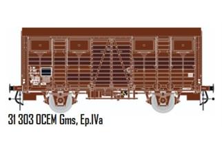 LS Models H0 SNCF gedeckter Güterwagen OCEM Gms, Ep.IVa