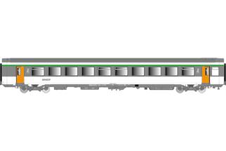 LS Models H0 SNCF Personenwagen Corail VTU B10tu, Nouille-Logos, Ep. IV