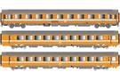 LS Models H0 SNCF Personenwagen-Set VSE A9u/Vtu/Vtu, Ep. IV, 3-tlg.