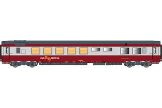 LS Models H0 SNCF Speisewagen Gril Express, rot/grau, oranges Logo, Ep. IV