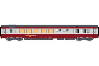 LS Models H0 SNCF Speisewagen Gril Express, rot/grau, oranges Logo, Ep. IV