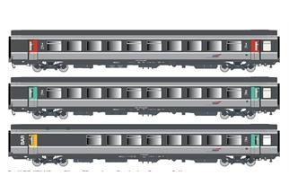 LS Models H0 SNCF Wagenset VTU, Corail+, Ep. V, 3-tlg.
