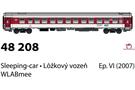 LS Models H0 ZSSK Schlafwagen WLABmee, Ep. VI