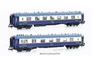 LS Models N CIWL Pullmanwagen-Set WP/WPc, blau/creme, Ep. IV, 2-tlg.