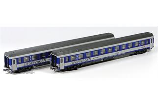 LS Models N ÖBB Liegewagen-Set Bcmz 59-91.2, grau/blau, 2-tlg.