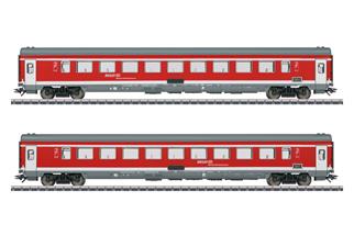 Märklin H0 (AC) DB AG Reisezugwagen-Set 2 München-Nürnberg-Express, Ep. VI, 2-tlg.