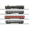 Märklin H0 (AC) DB Reisezug-Wagenset 1 D 74 Hamburg-Altona - Basel SBB, Ep. III, 4-tlg.