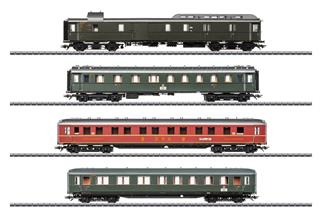 Märklin H0 (AC) DB Reisezug-Wagenset 1 D 74 Hamburg-Altona - Basel SBB, Ep. III, 4-tlg.