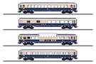Märklin H0 (AC) DB Reisezug-Wagenset Rheingold, Ep. III, 4-tlg. (MHI)