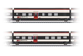 Märklin H0 (AC) SBB Elektrotriebzug-Ergänzungsset 2 RABe 501 003, Giruno, Ep. VI, 2-tlg.