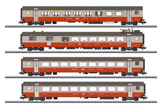 Märklin H0 (AC) SBB Schnellzugwagen-Grundset Swiss Express, Ep. IV, 4-tlg.