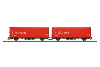 Märklin H0 DB AG Grossraum-Schiebewandwagen-Doppeleinheit Hirrs-tt 325, DB Cargo, Ep. VI