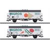 Märklin H0 DB Kühlwagen-Set Tnoms 35/Ths 42, MIGROS, Ep. III, 2-tlg.