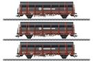 Märklin H0 DB Rungenwagen-Set 1 mit Stahlröhren, 3-tlg. (MHI)