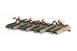 Märklin H0 M-Gleis Prellbock, 4 Stk. (OCC)