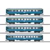 Märklin H0 SJ Reisezugwagen-Set B1, blau, Ep. V, 4-tlg.