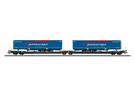 Märklin H0 TXL Doppel-Taschenwagen Sdggmrss, Paneuropa, Ep. VI