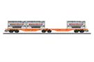 Märklin H0 Wascosa Doppel-Tragwagen Sggrss80 Giezendanner