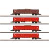 Märklin Z DB AG Hochbordwagen-Set Eanos-x 052, Schrottladung, Ep. V, 4-tlg.