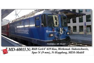 MDS N RhB Elektrolok Ge 4/4 II 612 Samedan, Südostschweiz
