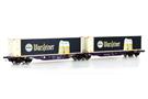 Mehano H0 RailRelease Doppel-Containertragwagen Sggmrss 90', Warsteiner, Ep. VI