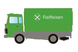 Minis N Volvo F4/6 Pritsche/Plane, Raiffeisen
