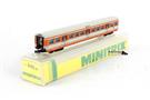 Minitrix 3142 N DB Personenwagen Bx 794, kieselgrau/reinorange (OCC)