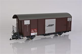 MK Modells IIm RhB gedeckter Güterwagen Gb 5013, schokoladenbraun