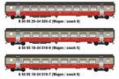 Models World H0 (AC Digital) SBB Schnellzugwagen-Set 3 Swiss Express, Ep. IV, 3-tlg.