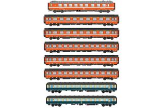 Models World H0 SNCB/NS Zugset INT282 Amsterdam - Paris, 8-tlg.